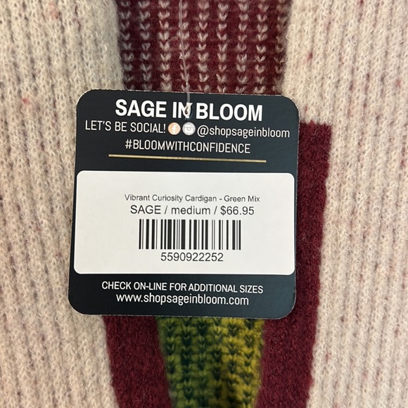 Multicolored Cardigan Sweater - Picture 2 of 2